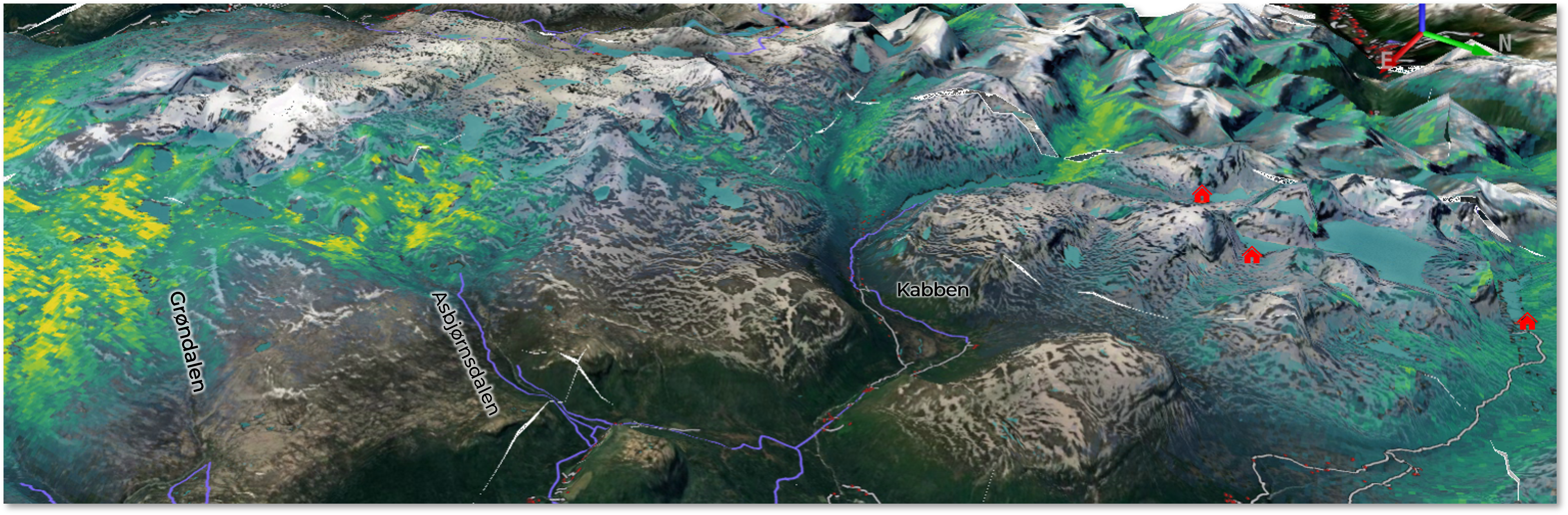 EXAMPLE 3: EFFECT OF CLOSING TOURIST INFRASTRUCTURE  (Reinheimen-Breheimen wild reindeer area, Norway) 