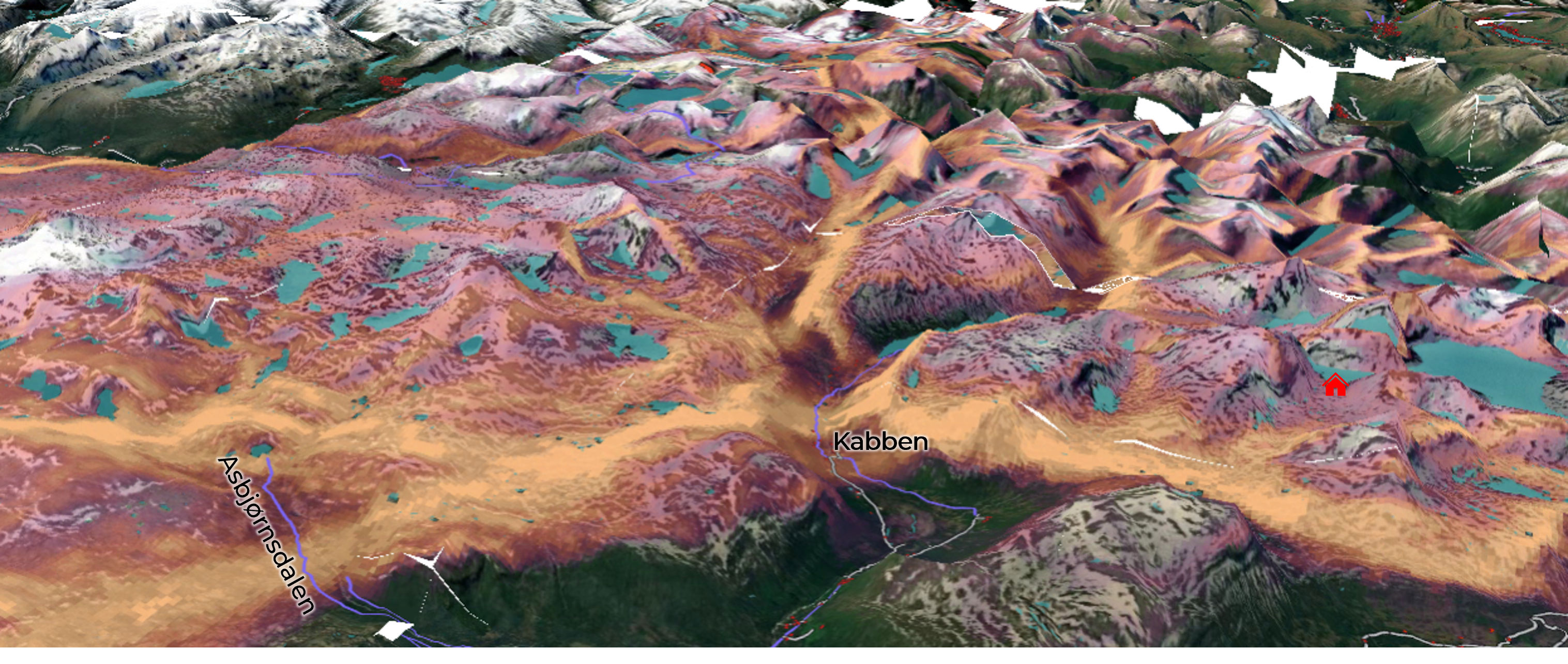 POSSIBLE MIGRATION ROUTES - before and after mitigation