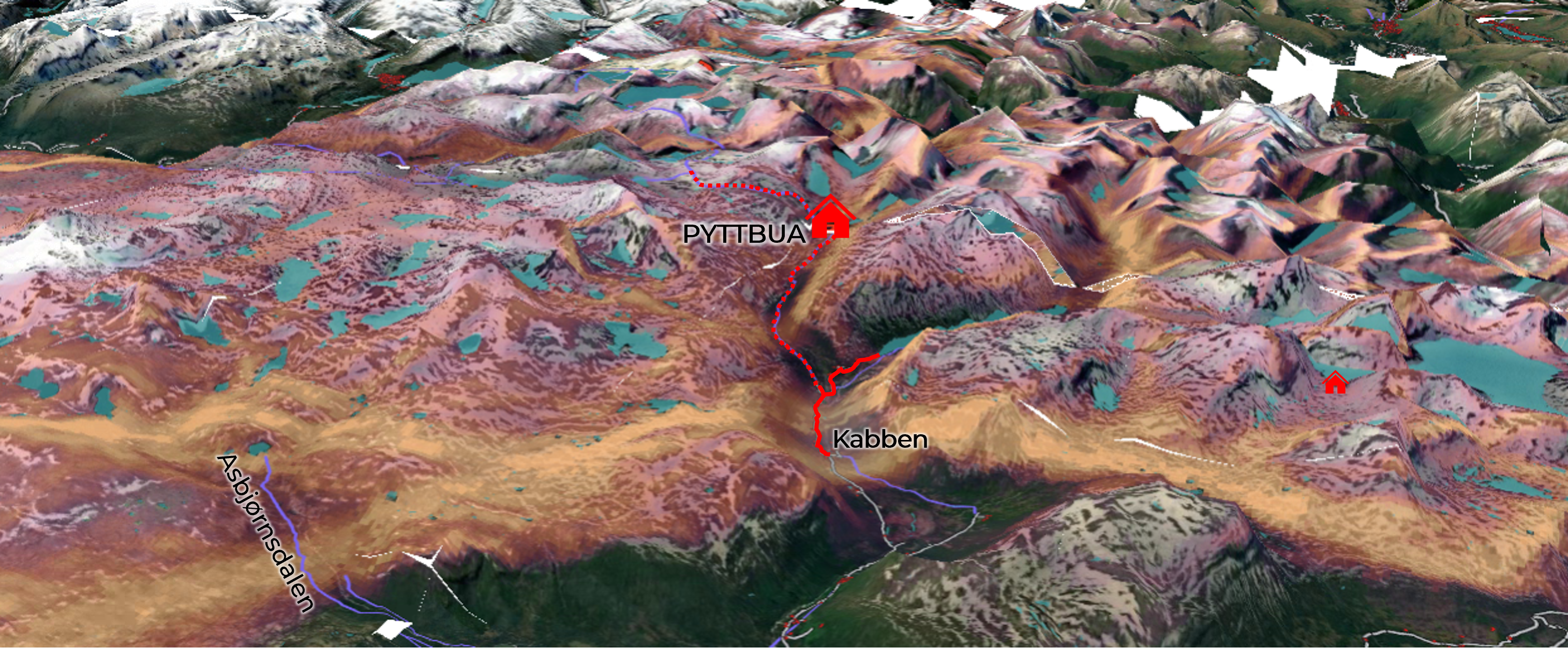 POSSIBLE MIGRATION ROUTES - before and after mitigation